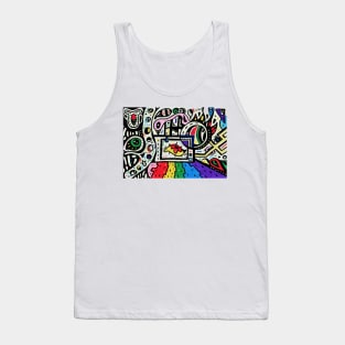 Tv color explosion Tank Top